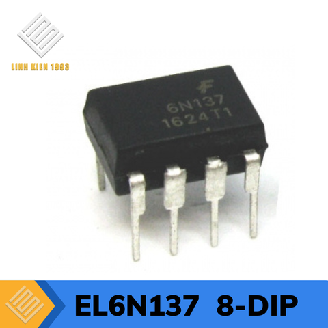 EL6N137 High CMR High Speed TTL Compatible Optocouplers 3750Vrms 1 Channel, 8-DIP