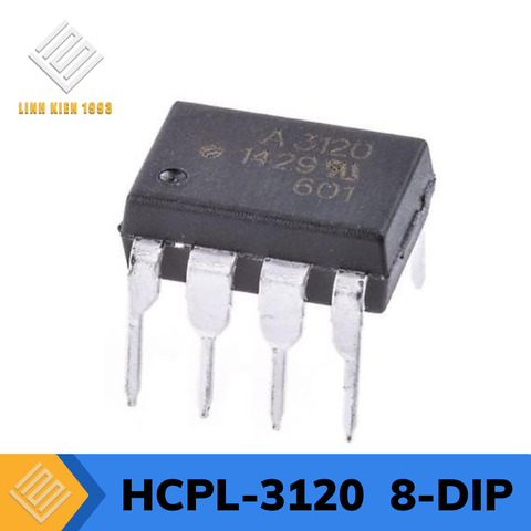 HCPL- 3120 Logic Output Optocouplers 3750Vrms 1 Channel, 8-DIP