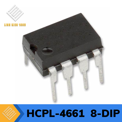 HCPL-4661 Logic Output Optoisolator 3750Vrms 2 Channel, 8-DIP