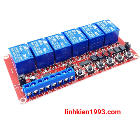 Module Relay 6 kênh - 12V