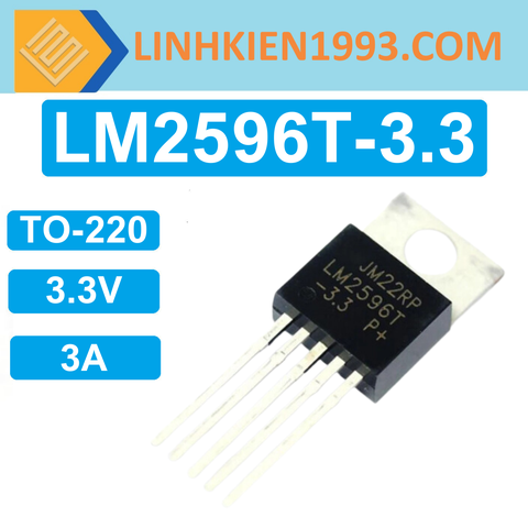 LM2596T-3.3 IC Điều Chỉnh Giảm Áp 3.3V 3A chân dán TO-220-5