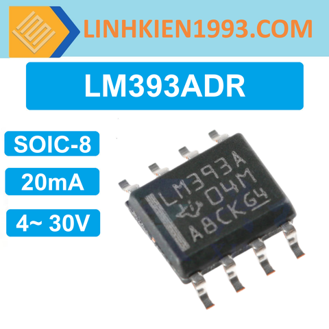 LM393ADR SOIC-8 IC Chuyên Dụng
