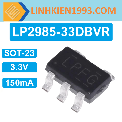 LP2985-33DBVR LPFG IC Ổn Áp 3.3V 150mA chân dán SOT-23