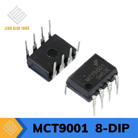 MCT9001 Optoisolator Transistor Output 5000Vrms 2 Channel, 8-DIP