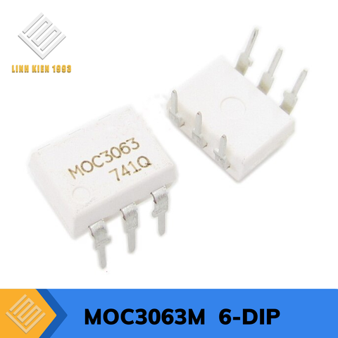 MOC3063M  6-DIP - Optoisolator Triac Output 4170Vrms 1 Channel