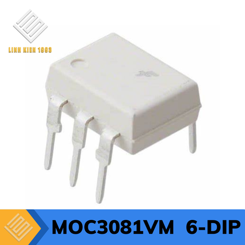 MOC3081VM Optoisolator Triac Output 4170Vrms 1 Channel, 6-DIP