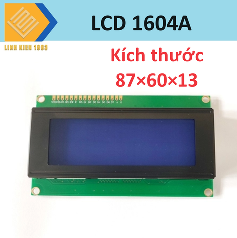 LCD 1604 Nền Xanh Dương Chữ Trắng 5V