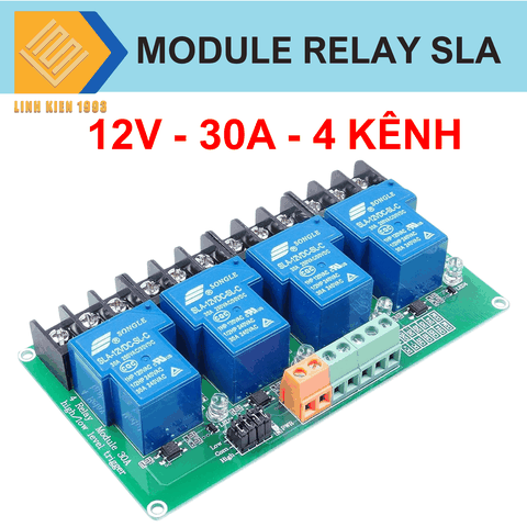 Module relay 4 kênh 12v 30a