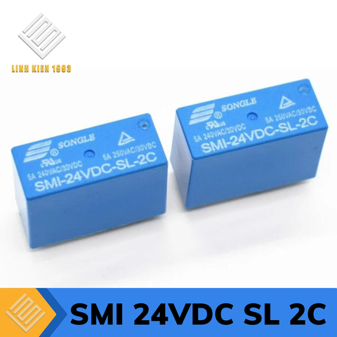SMI-24VDC-SL-2C Relay 24V 5A 250VAC 8 chân
