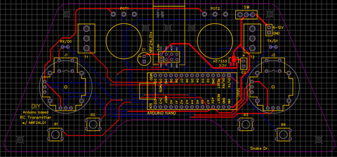 Tay cầm điều khiển RC arduino nano