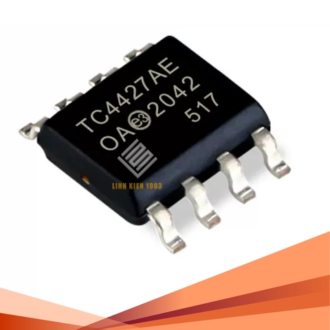 TC4427AEOA MOSFET 2 Ngõ Ra, 1.5 A, 18V 8-SOIC