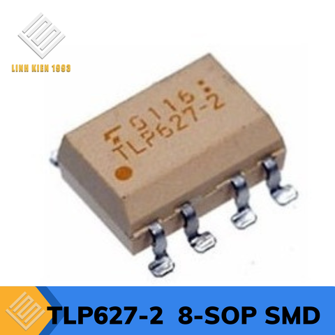 TLP627-2 Optoisolator Transistor Output 5300Vrms 2 Channel, 8-SOP SMD