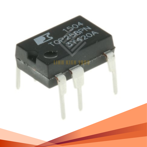 TOP258PN IC Offline Switch Flyback 66kHz 8 Chân, DIP-8C