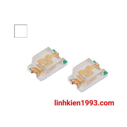 LED dán 0805 màu trắng (White SMD loại tốt) - Gói 10 con 