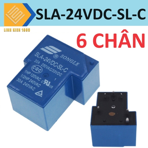 Relay SLA-24VDC-SL-C 30A 6P