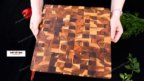 thớt teak, thớt gỗ teak, thớt giá tỵ, thớt thái thịt, thớt nghiến
