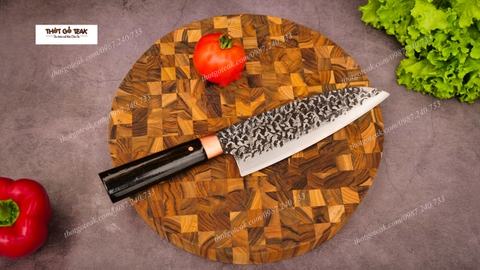 thớt teak, thớt gỗ teak, thớt teak cao cấp, thớt teak katana