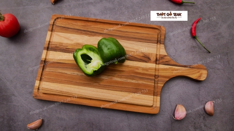 thớt teak, thớt gỗ teak, thớt giá tỵ, thớt thái thịt, thớt nghiến