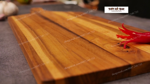 thớt teak, thớt gỗ teak, thớt giá tỵ, thớt thái thịt, thớt nghiến