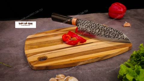 thớt teak, thớt gỗ teak, thớt giá tỵ, thớt thái thịt, thớt nghiến