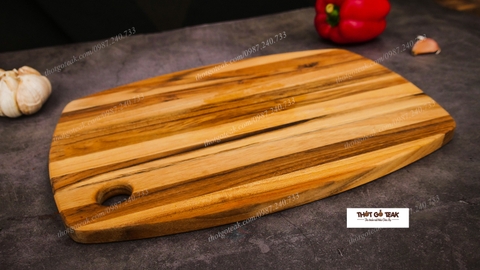 thớt teak, thớt gỗ teak, thớt giá tỵ, thớt thái thịt, thớt nghiến