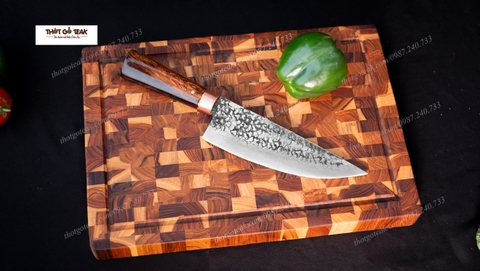 thớt teak, thớt gỗ teak, thớt giá tỵ, thớt thái thịt, thớt nghiến