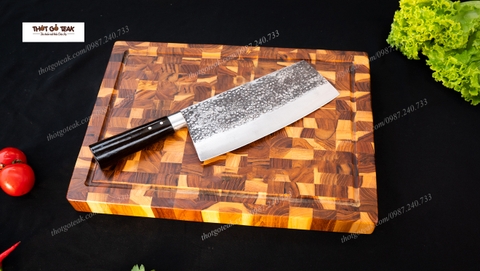 thớt teak, thớt gỗ teak, thớt giá tỵ, thớt thái thịt, thớt nghiến