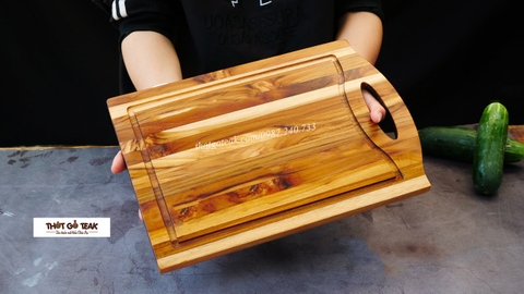 thớt teak, thớt gỗ teak, thớt giá tỵ, thớt thái thịt, thớt nghiến