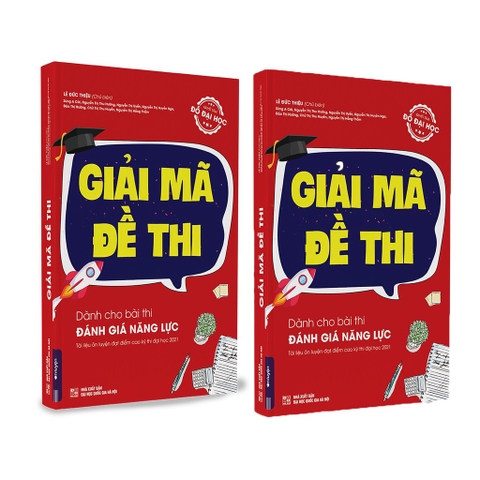 Sách - Combo 2 cuốn Giải mã đề thi dành cho bài thi đánh giá năng lực ĐHQGHN