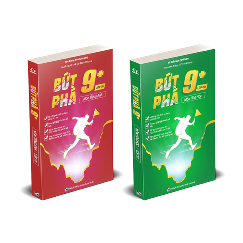 Combo 2 cuốn sách Bứt phá 9+ môn Hóa, Anh lớp 10