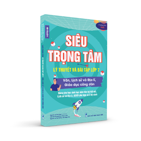 [Bộ Kết nối] Sách Siêu trọng tâm lớp 7 môn Văn, Khoa học xã hội viết riêng cho bộ Kết nối tri thức - Nhà sách Ôn luyện