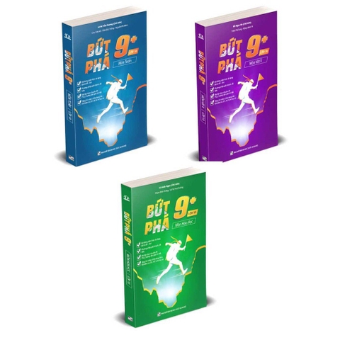 Combo 3 cuốn Sách bứt phá 9+ môn Toán, Lí, Hóa lớp 10