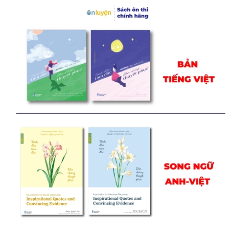 Combo Sổ tay Trích dẫn tâm đắc, dẫn chứng thuyết phục: Nghị luận văn học và Nghị luận xã hội - Nhà sách Ôn Luyện