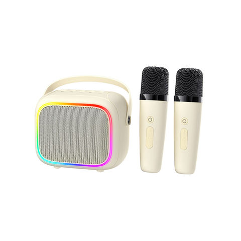 Loa Karaoke Mini HAVIT SK818, BT 5.4, Màng Loa 57mm, Công Suất 5W, Âm Thanh Sống Động, Nghe Đến 8H - Hàng Chính Hãng (2 Mic)