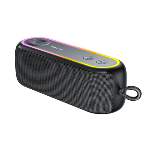 Loa Bluetooth HAVIT SK810BT, BT 5.3, Công Suất 7W*2, Kháng IPX5, Âm Thanh Vòm Sống Động, Nghe Đến 8H - Hàng Chính Hãng