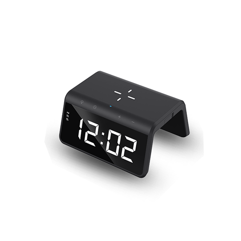 Sạc Không Dây 6 In 1 HAVIT W320, Sạc Nhanh 15W, Tích Hợp Báo Thức + Đèn Ngủ RGB Màu Sắc - Chính Hãng Dizigear