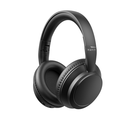 Tai Nghe Bluetooth Headphone HAVIT H619BT, BT 5.4, Màng Loa 40mm, Nút Nhấn Điều Khiển, Nghe Nhạc Đến 20H - Hàng Chính Hãng