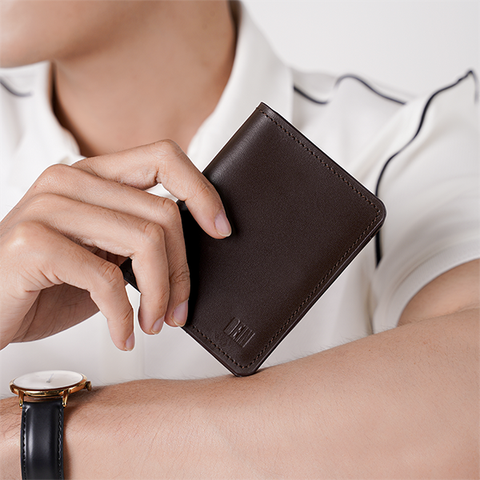 Ví Card Unisex DEIN® Chất Liệu Da Bò Cao Cấp, Chuẩn Màu Tây Âu SW001 - Hàng Chính Hãng