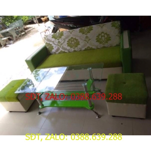 ghế  soffa kem bàn kinh đẹp .