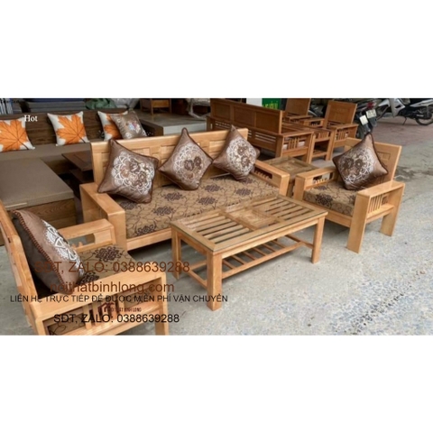 Bàn Ghế Phòng Khách Phúc Lộc Thọ Tay 12
