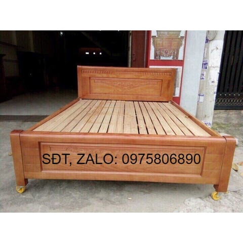 giường gỗ tự nhiên . giá đã bao gồm phí ship
