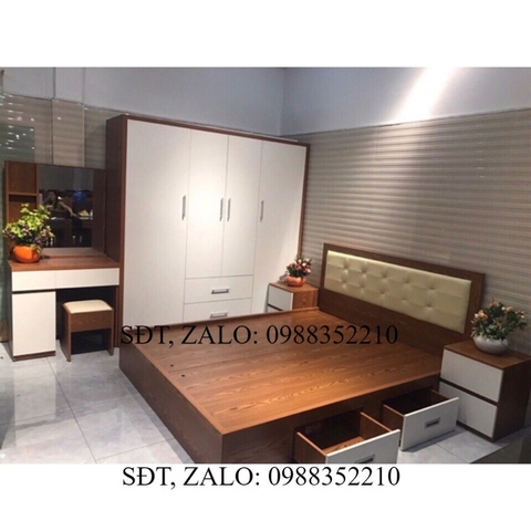 Combo giường tủ táp bàn phấn