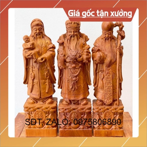 vip tượng tam đa gỗ , phúc lộc thọ top 1 giá rẻ đẹp