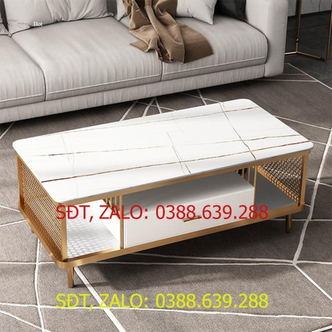 [Freeship][Trả góp 0%] Bàn trà sofa Felice trắng BÌNH LONG kích thước [1200 x 600 x 450 mm] tùy chọn kiểu cách