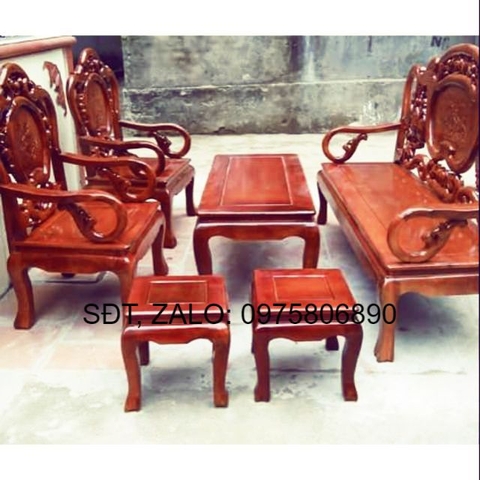 Bộ bàn ghế chuông đào (hỗ trợ phí vận chuyển toàn Hà Nội) giá đã bao gồm phí ship