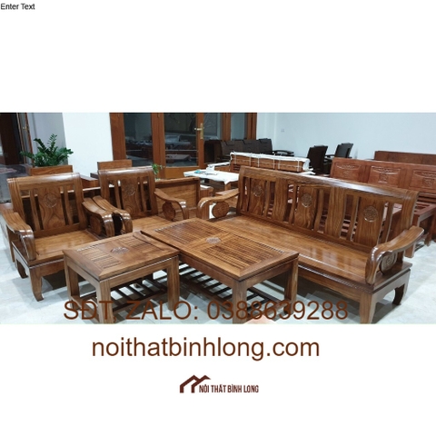 Bộ bàn ghế phòng khách thiết kế hoài cổ sang trọng - Nội thất phòng khách - nội thất sang trọng