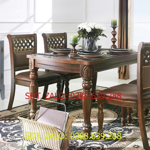 [Freeship][Trả góp 0%] Bàn ăn 6 chỗ Columbia BÌNH LONG [chỉ bàn]