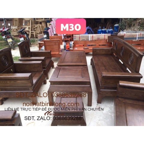 bộ bàn ghế phòng khách giản dị