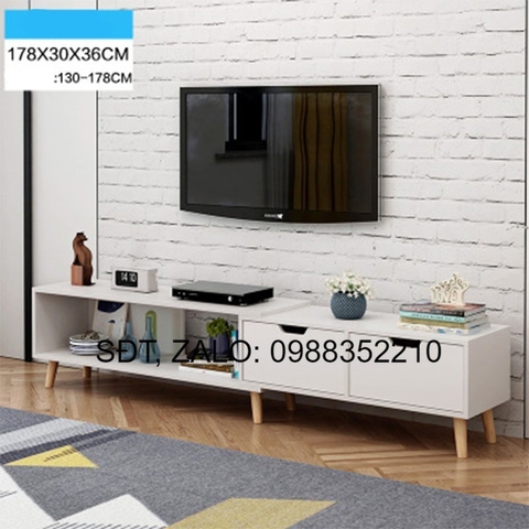 SIÊU TIỆN DỤNG Kệ ti vi hiện đại - Kệ Ti vi treo tường, Gỗ MDF phủ Melamin cao cấp có kích thước linh hoạt KTV006
