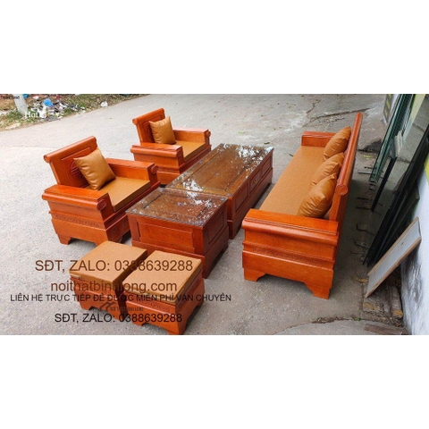 Bộ bàn ghế sofa 24/11 - Đồ Gỗ Bình Long 0388639288